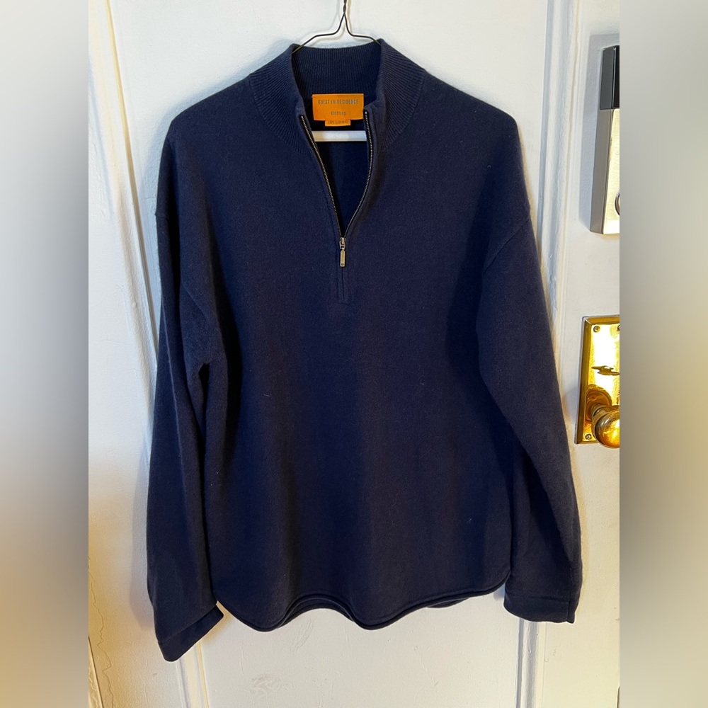 Guest in Residence Gigi Hadid Cashmere 1/4 Zip Small